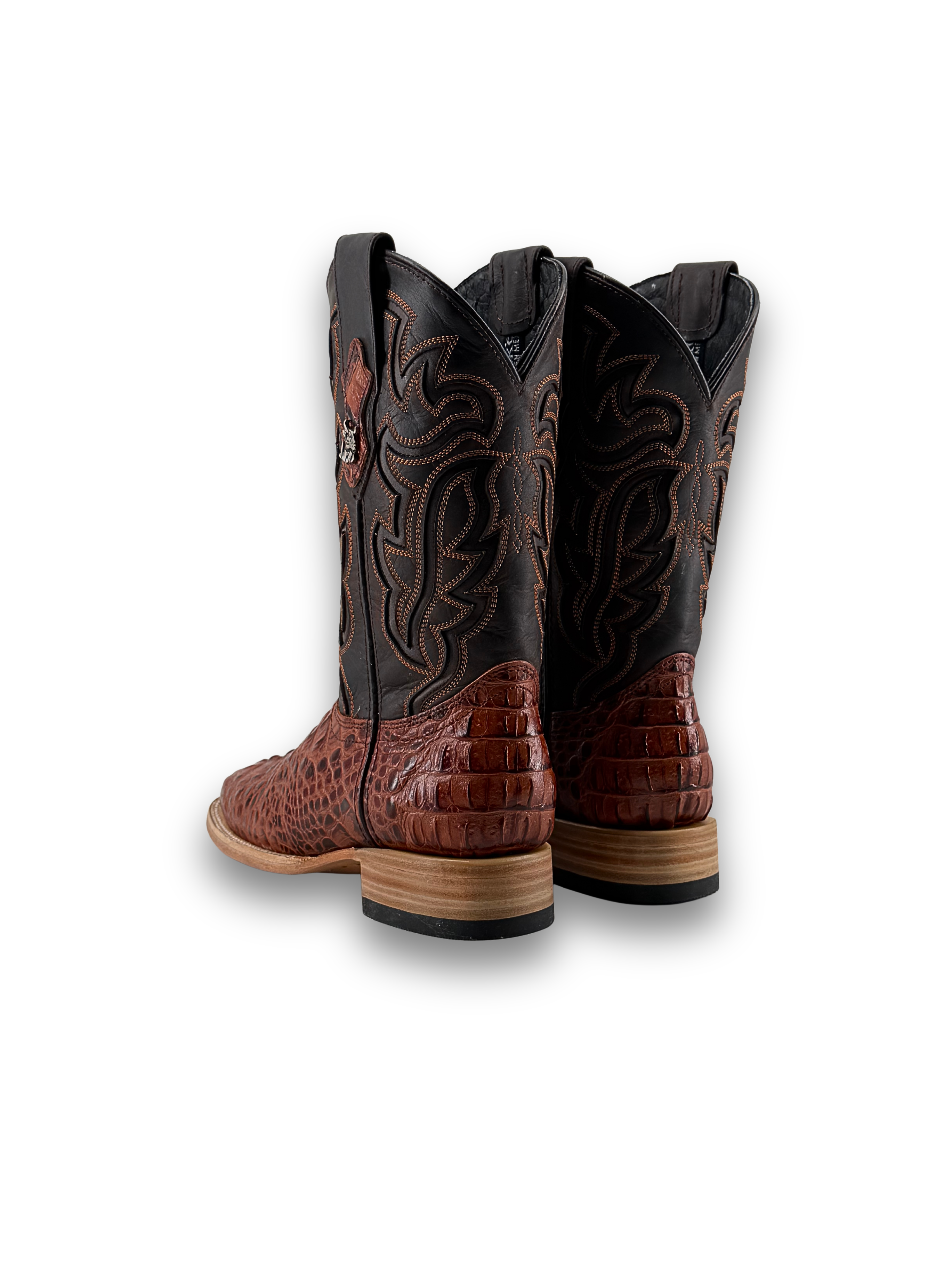 Bruce Caiman Hornback Square Toe Cowboy Boot