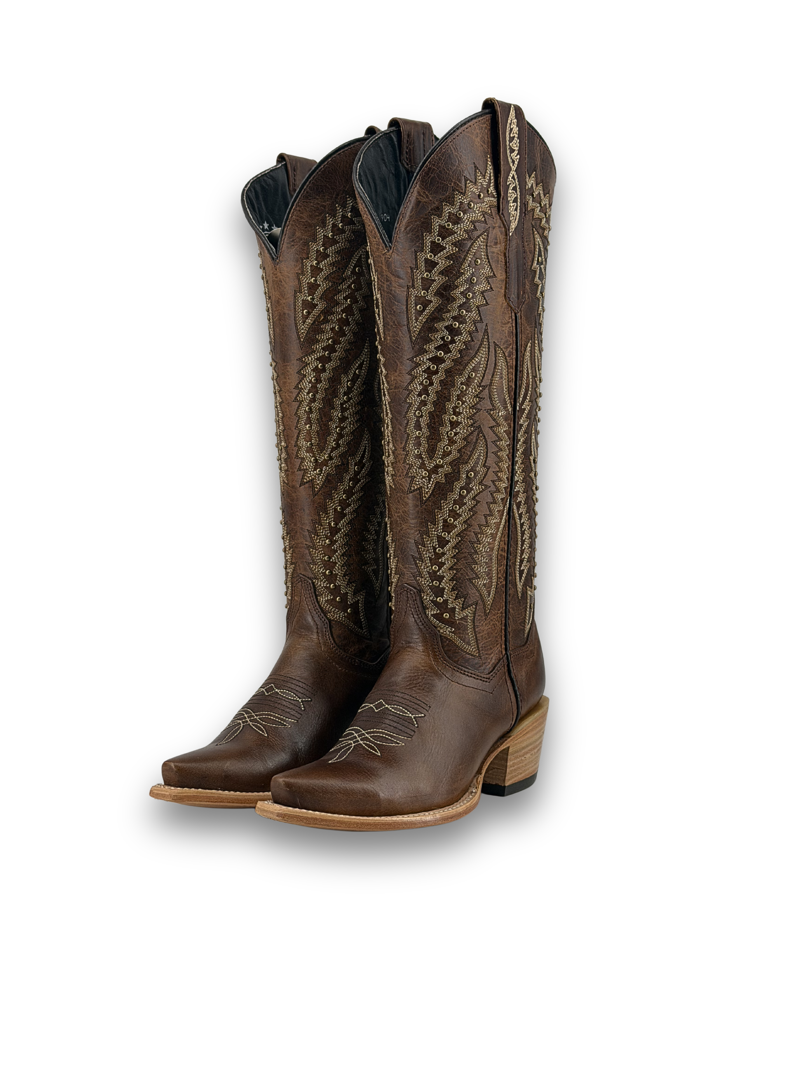 Genesis Rhinestone Tall Snip Toe Cowgirl Boot