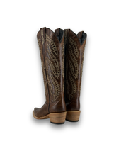 Genesis Rhinestone Tall Snip Toe Cowgirl Boot