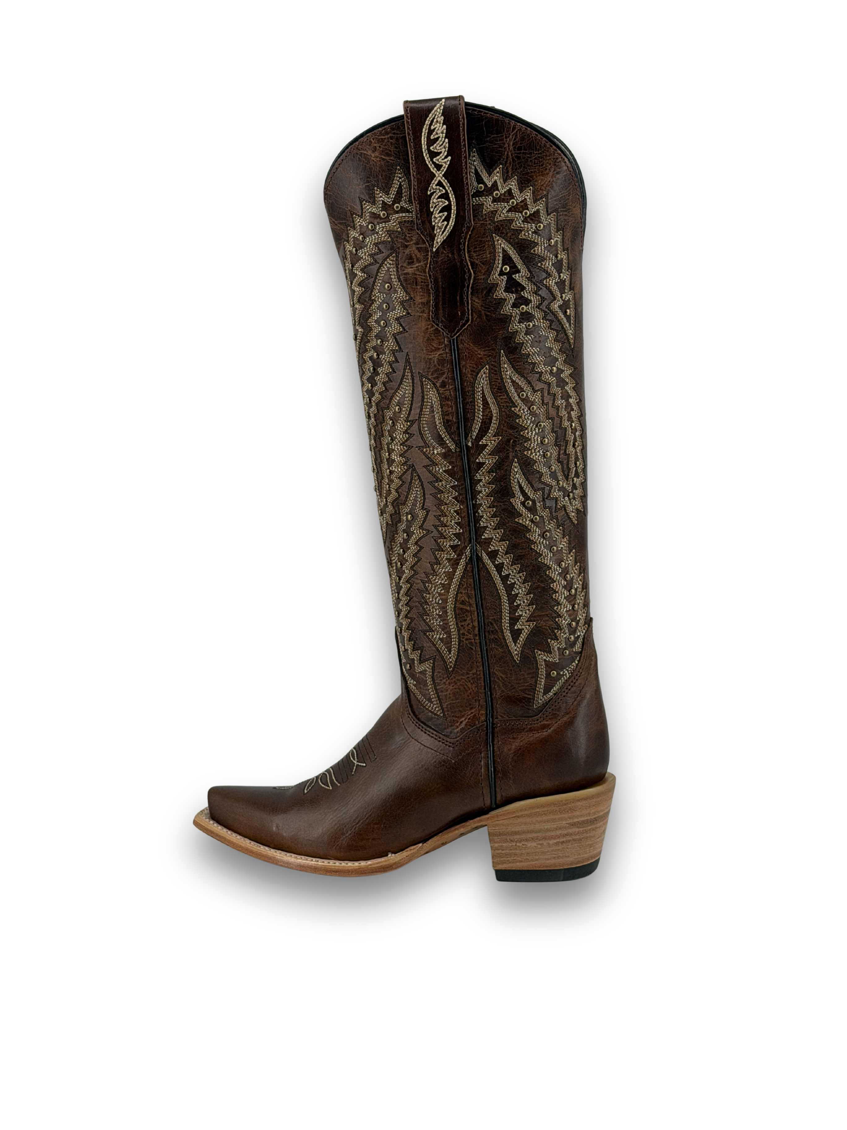 Genesis Rhinestone Tall Snip Toe Cowgirl Boot