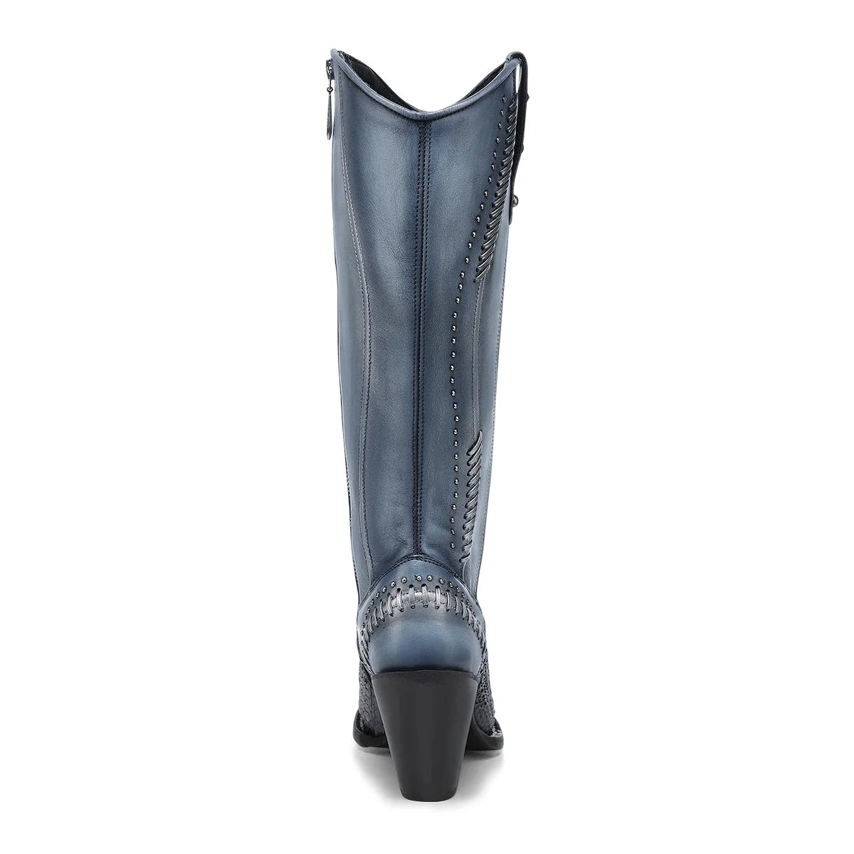Cuadra CC259 LD Python M Belly Zipper & Woven & Studs Snip toe