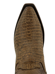 Mirabella Tall Lizard Snip Toe Cowgirl Boot