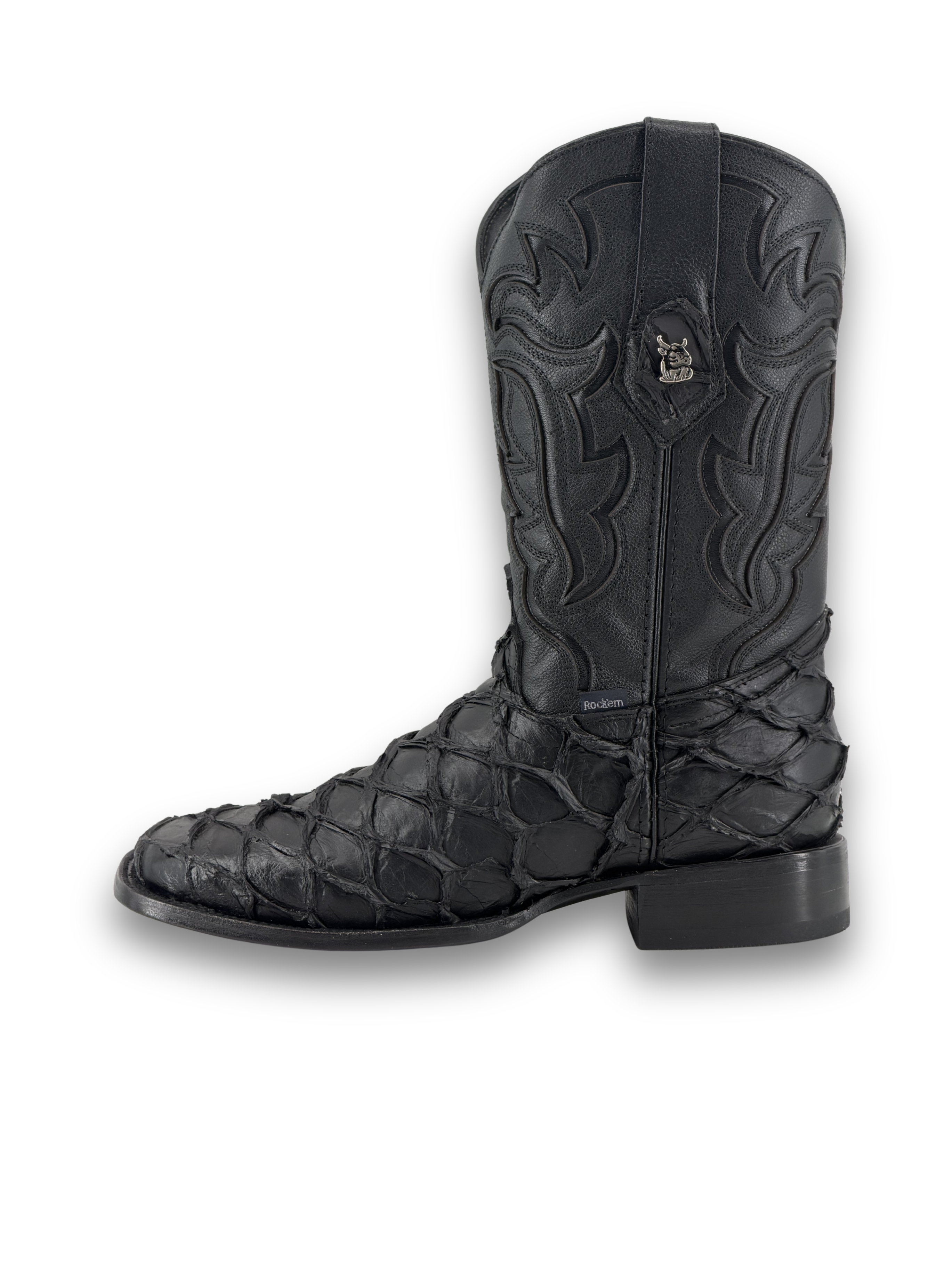 Bruce Shelby Pirarucu Square Toe Cowboy Boot