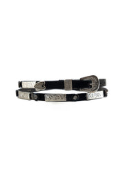 Leather Rectangle Engraving Hat band