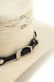 Western Silver Concho Hat Band