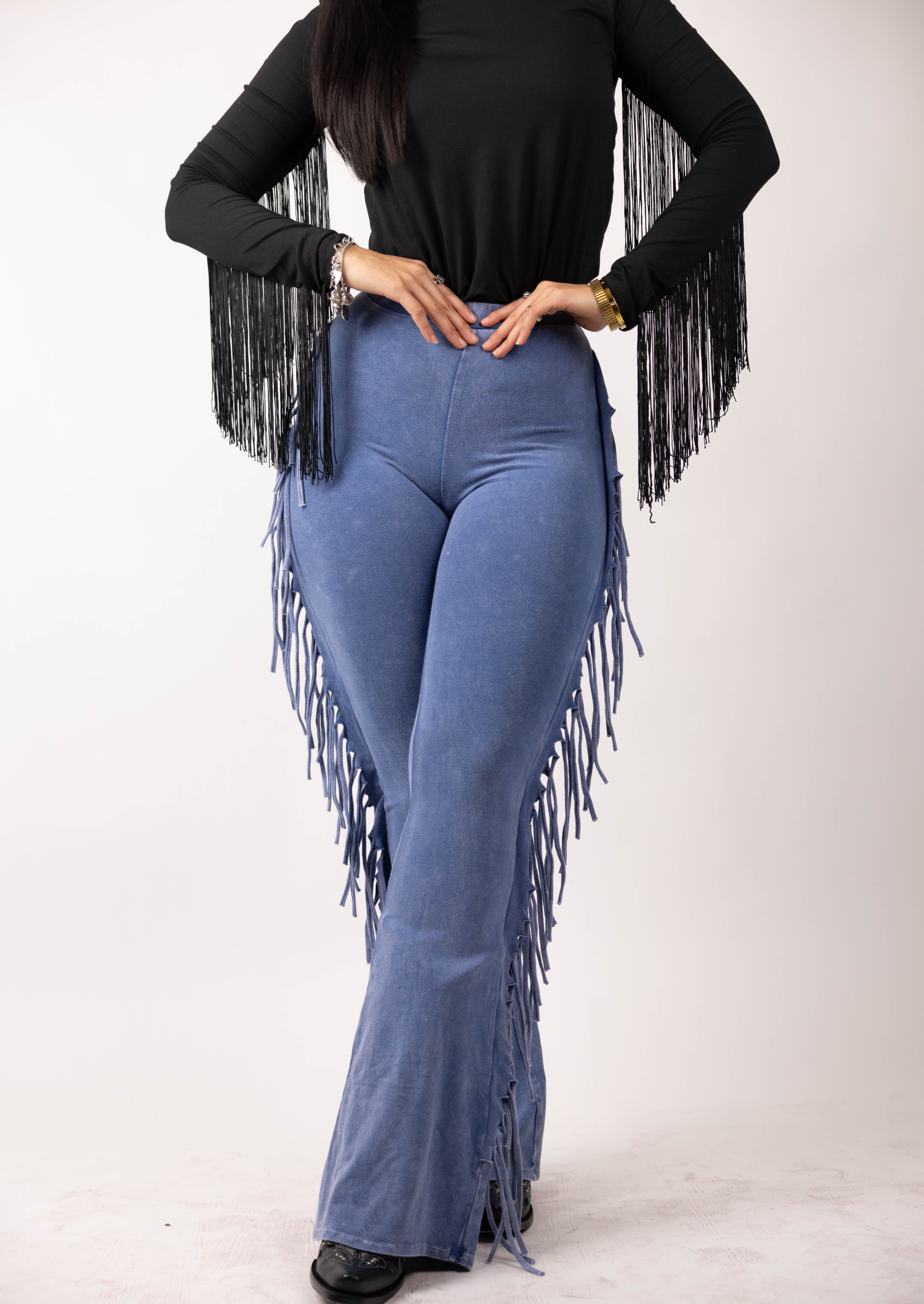 Fringe Detailed Pants