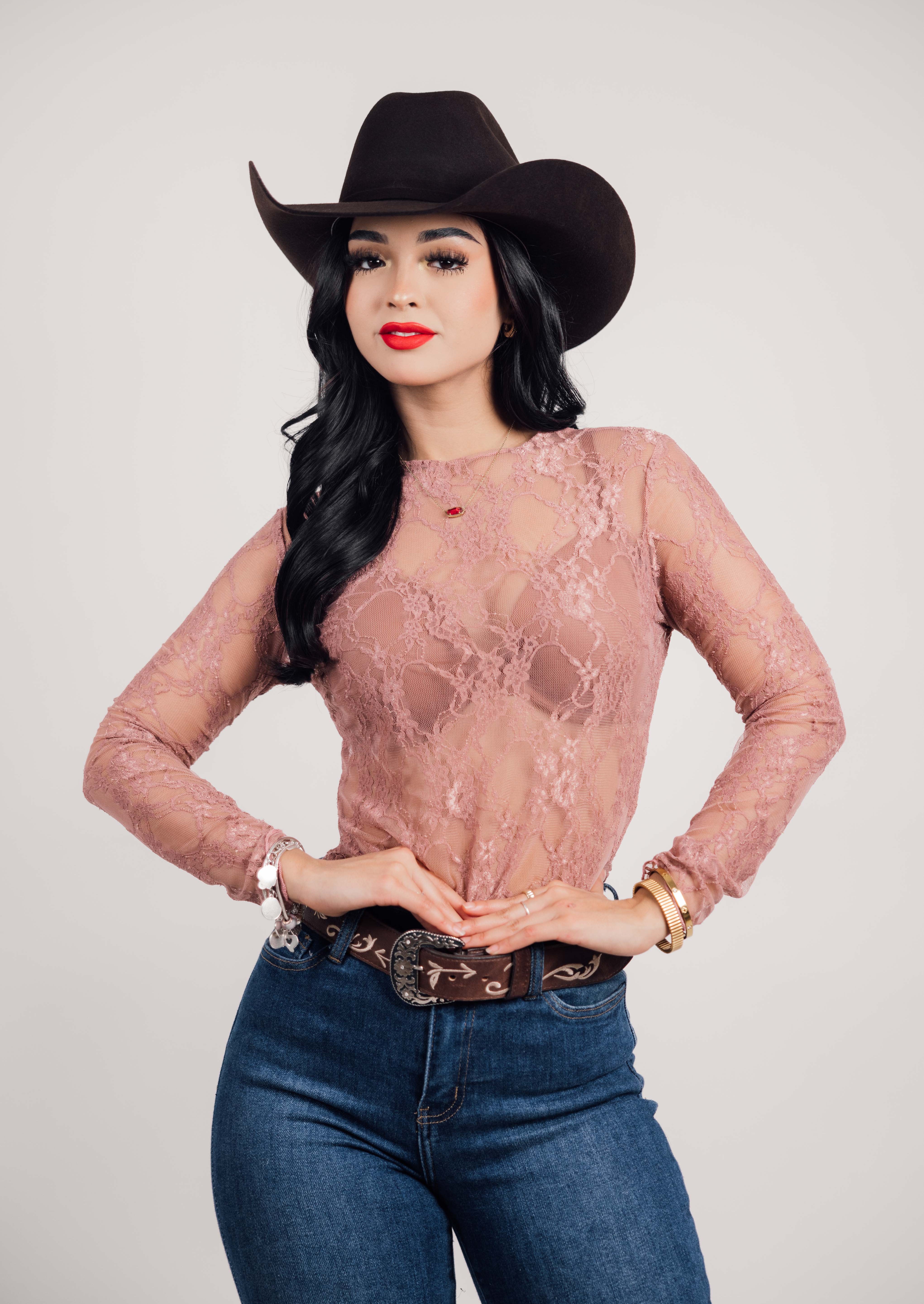 Lace Sheer Mesh Shirt Top