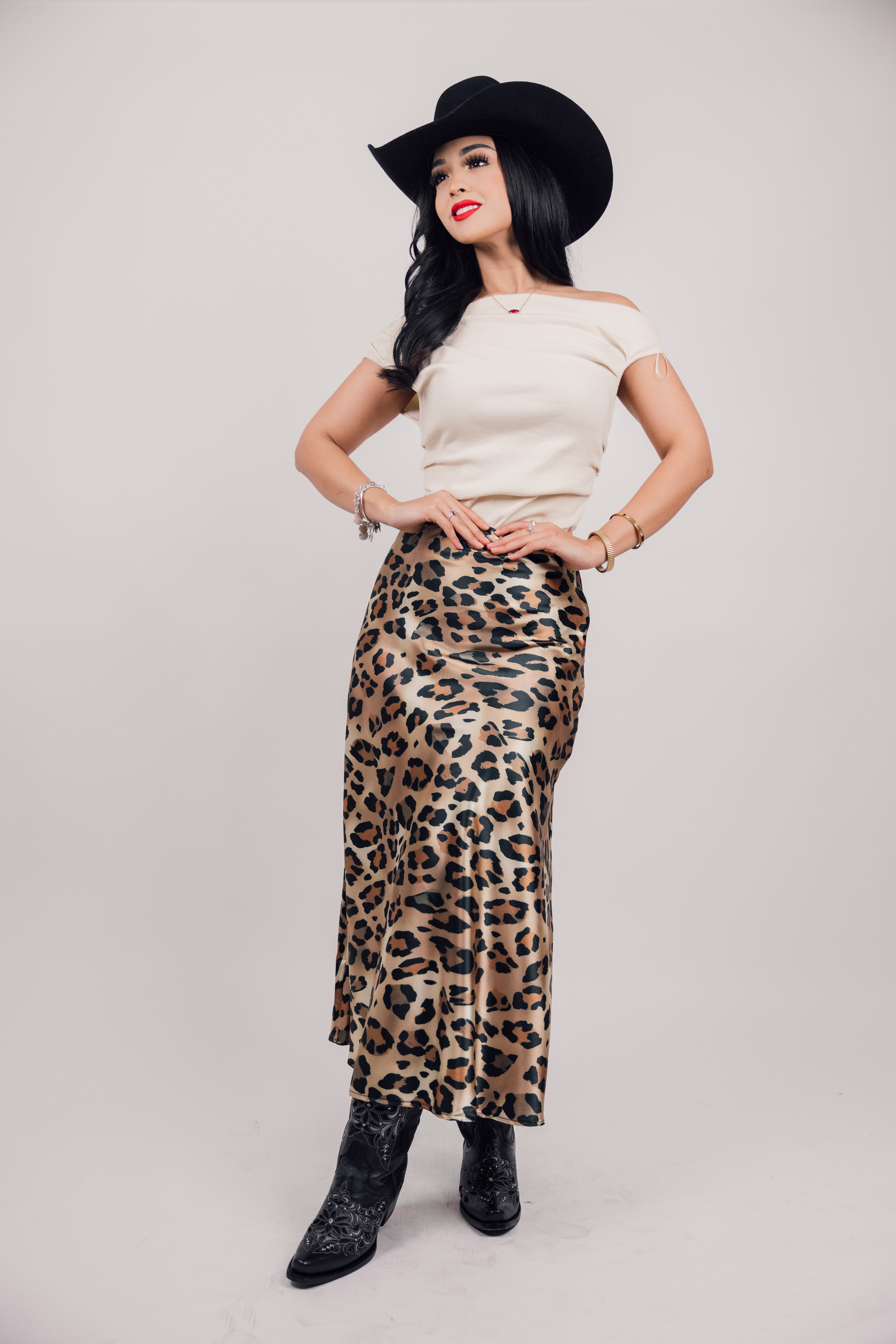 60s leopard print skirt best sale