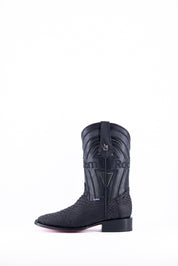 Exotic Python Red Bottom Square Toe Cowboy Boot