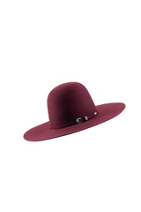 Rock'em 4X Wine Open Crown Felt Cowboy Hat