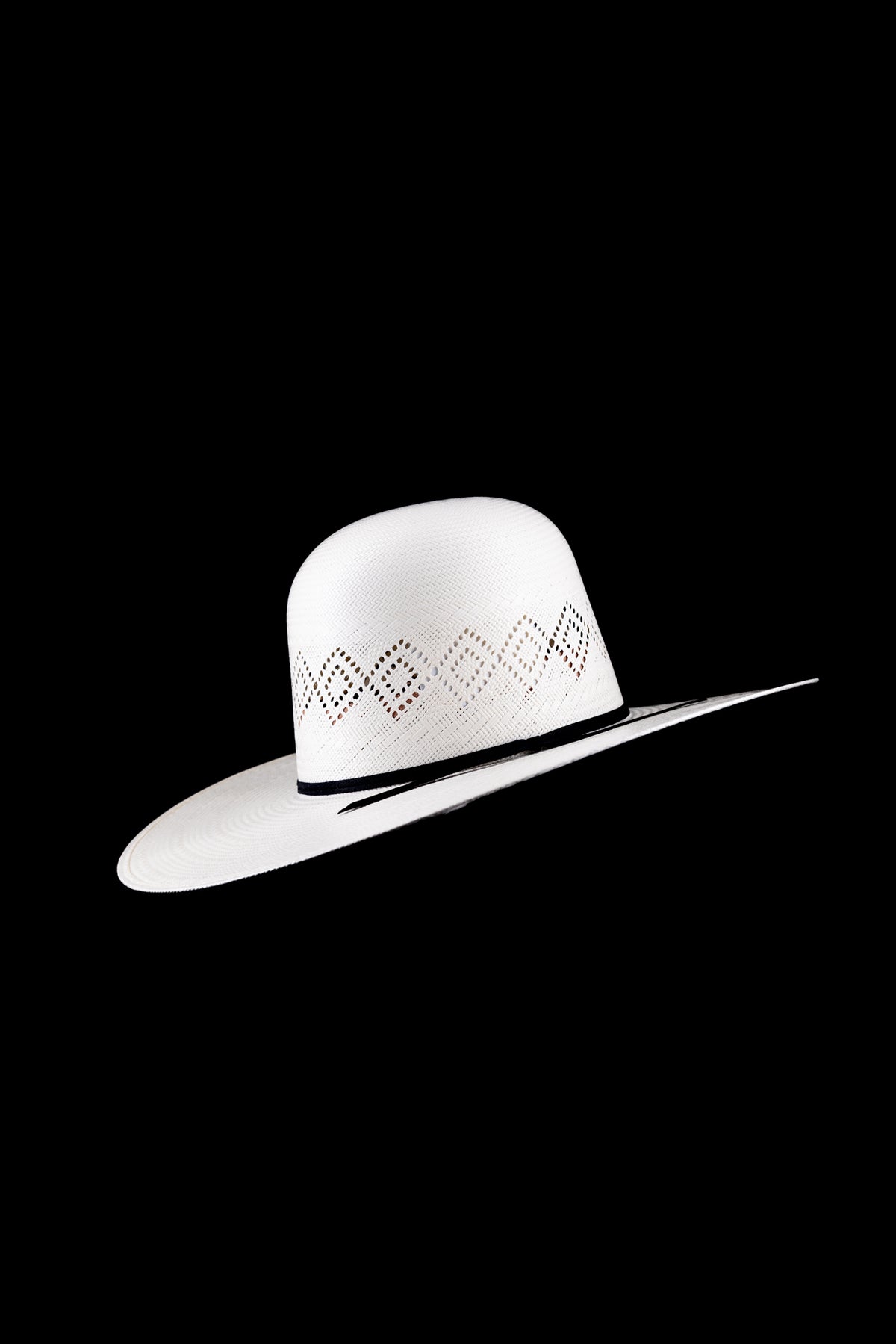 Rock'em 100X Two Diamonds Open Crown Straw Hat