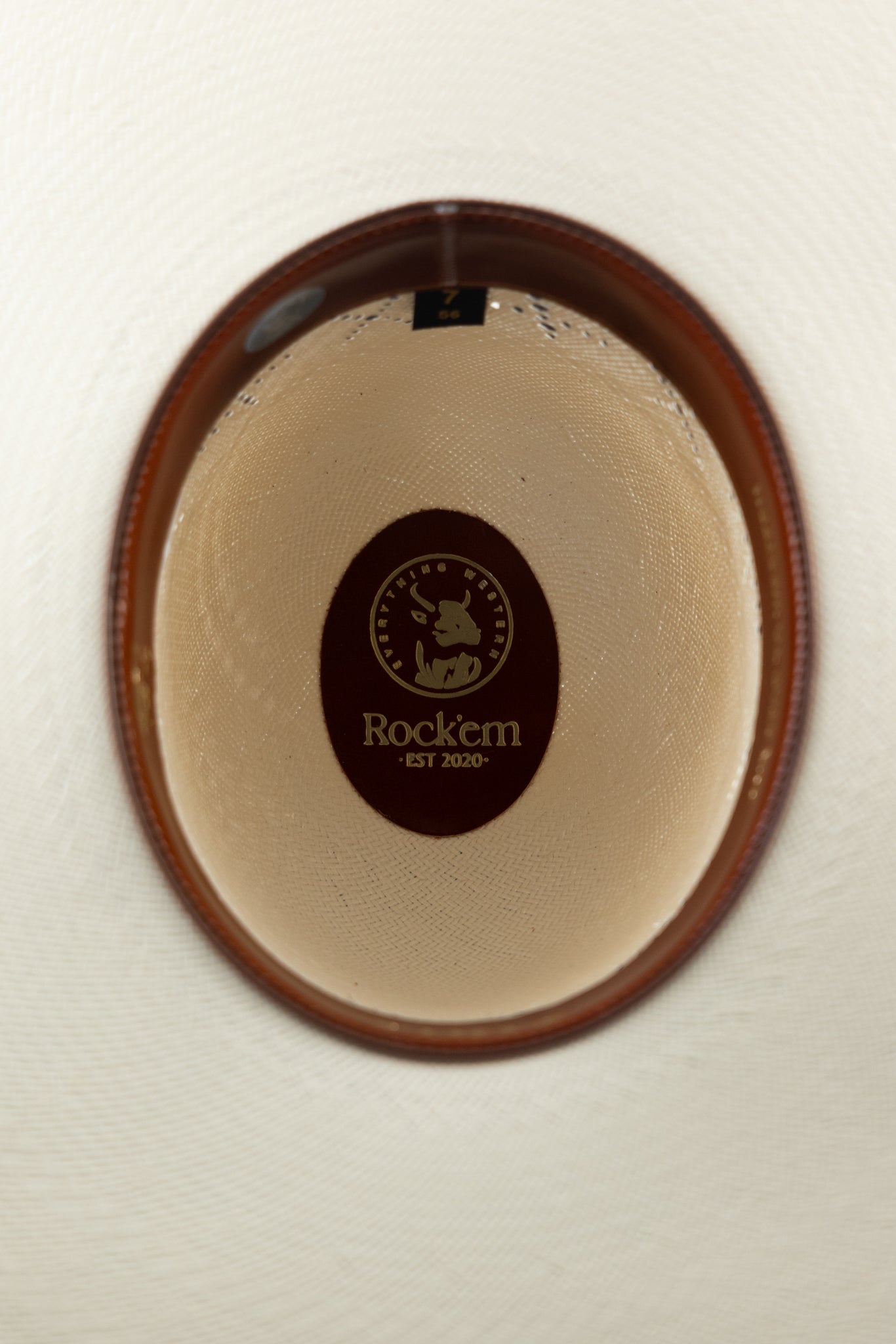 Rock'em 100X X Cross Open Crown Straw Hat