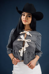 Frontier Bow-Tie Blouse