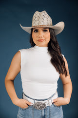 Cap Sleeves Fitted Cropped Top