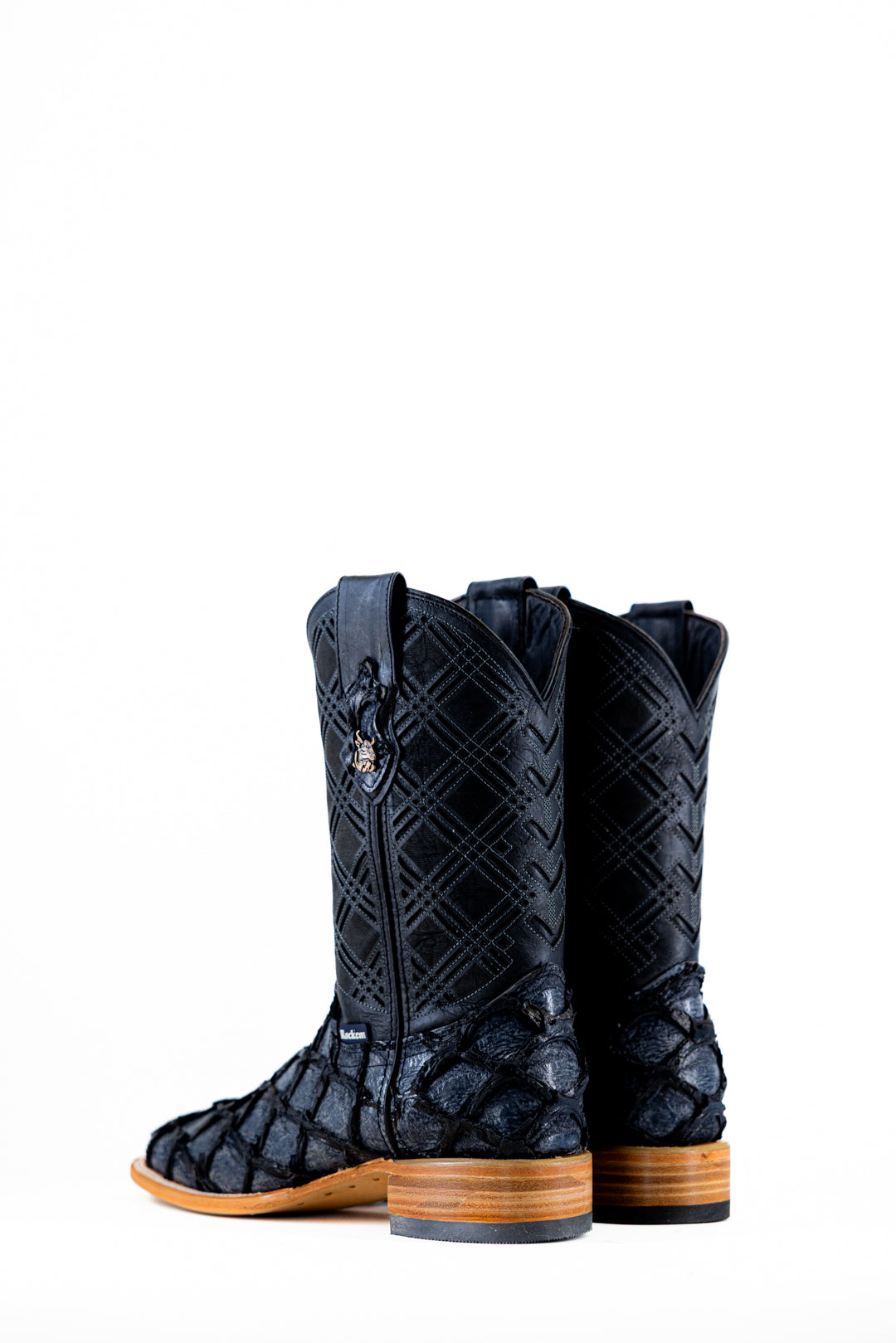 Bradley Pirarucu Square Toe Cowboy Boot
