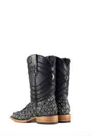 Prescott Pirarucu Exotic Square Toe Cowboy Boot
