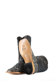 Prescott Pirarucu Exotic Square Toe Cowboy Boot