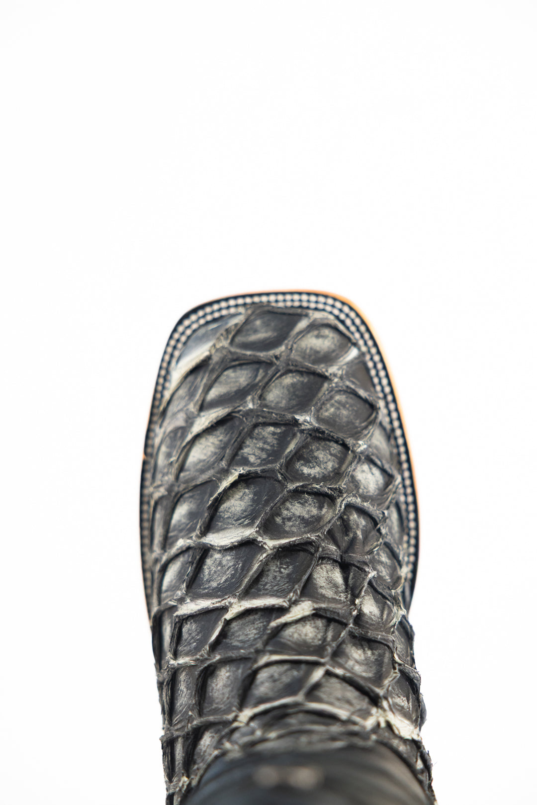 Prescott Pirarucu Exotic Square Toe Cowboy Boot