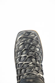 Prescott Pirarucu Exotic Square Toe Cowboy Boot