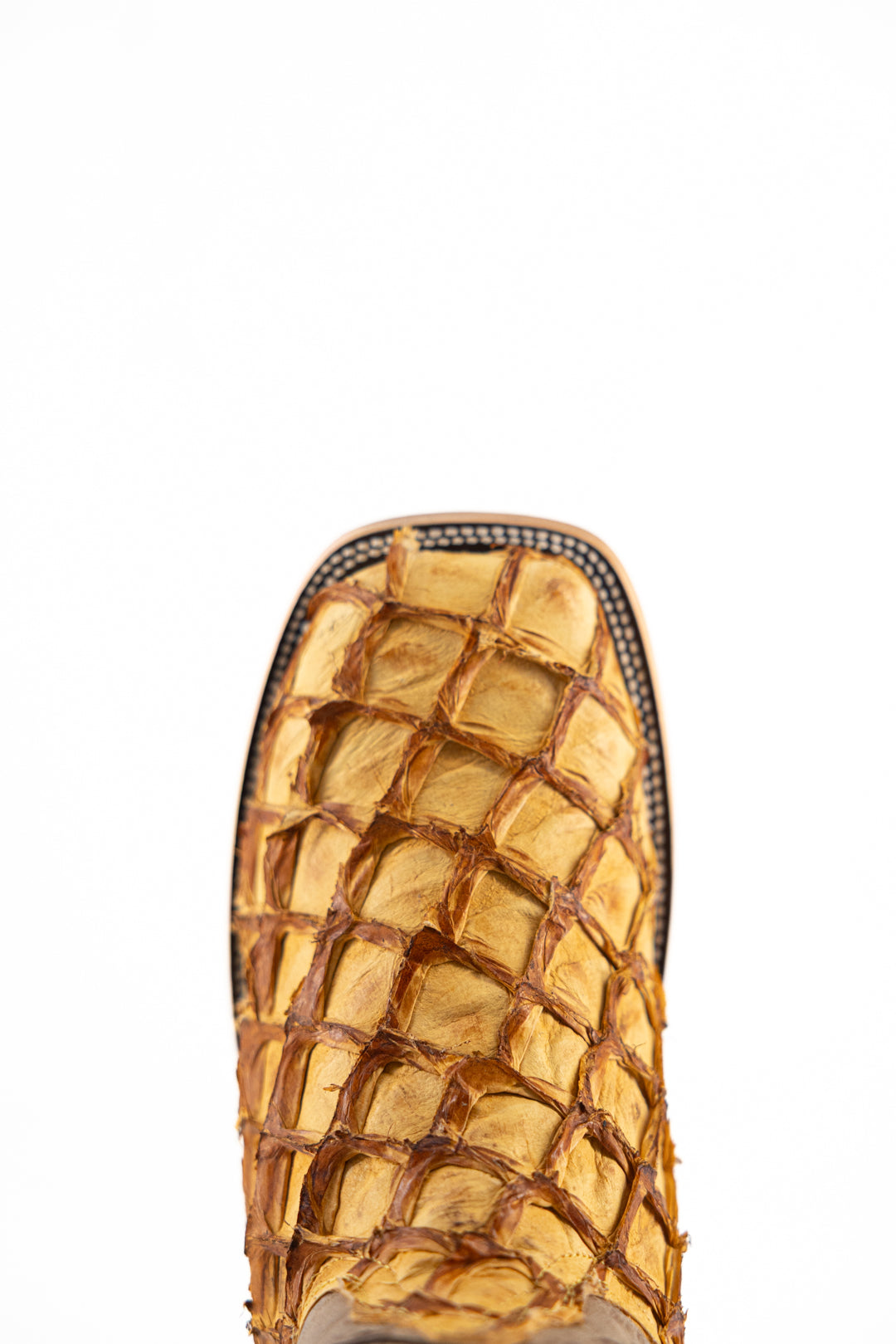 Prescott Pirarucu Exotic Square Toe Cowboy Boot