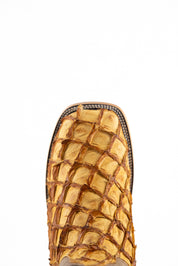 Prescott Pirarucu Exotic Square Toe Cowboy Boot