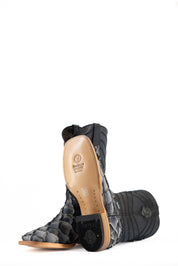 Prescott Pirarucu Exotic Square Toe Cowboy Boot