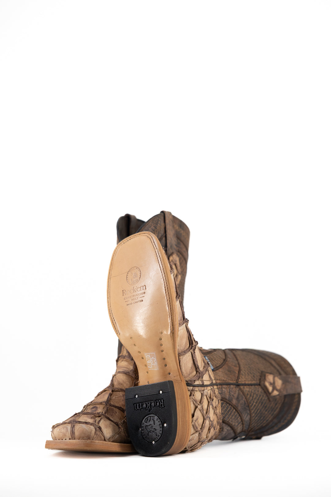 Jones Pirarucu Exotic Square Toe Cowboy Boot