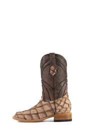 Jones Pirarucu Exotic Square Toe Cowboy Boot
