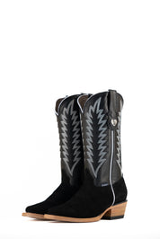 Sierra Roughout Frontier Toe Cowgirl Boot