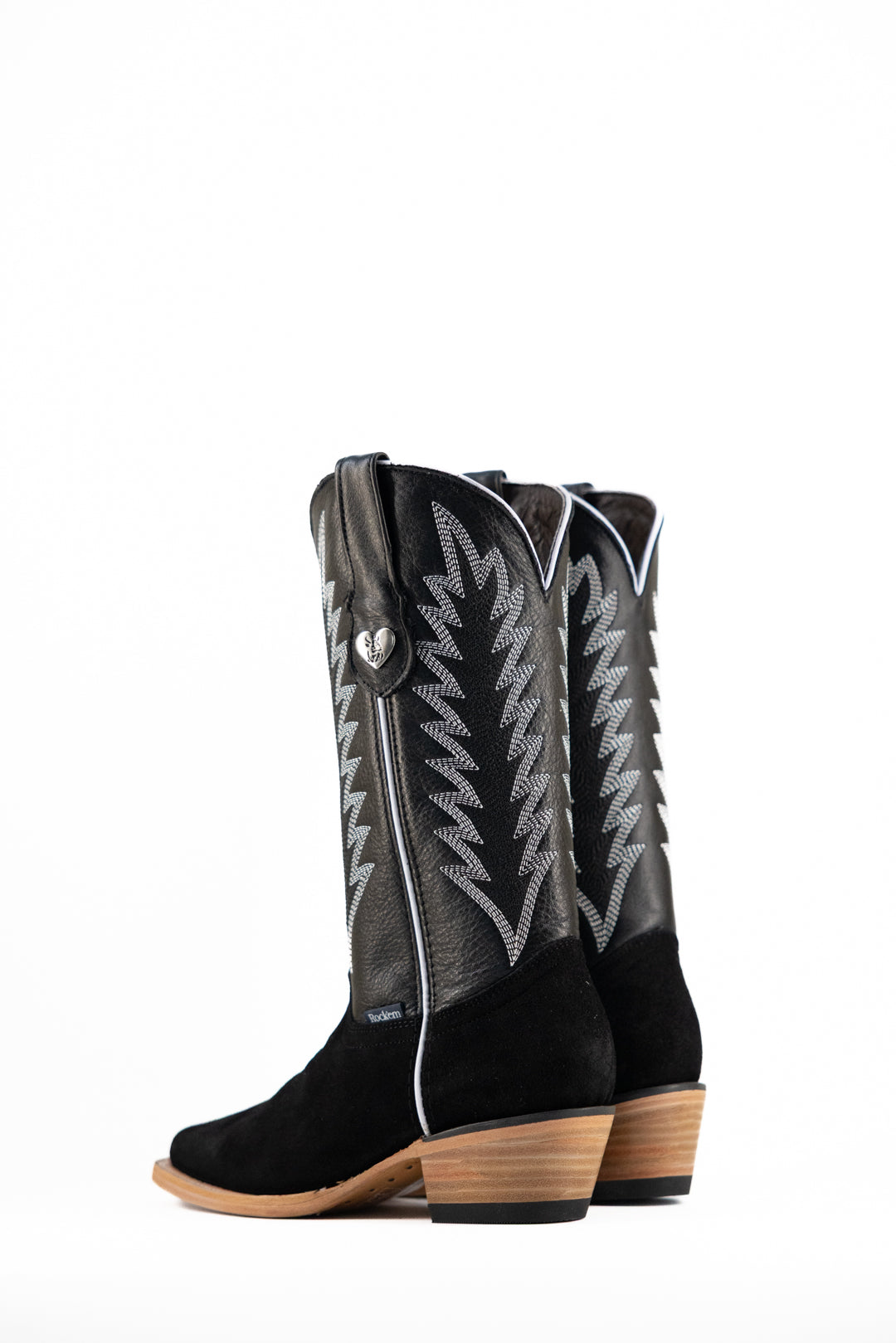 Sierra Roughout Frontier Toe Cowgirl Boot