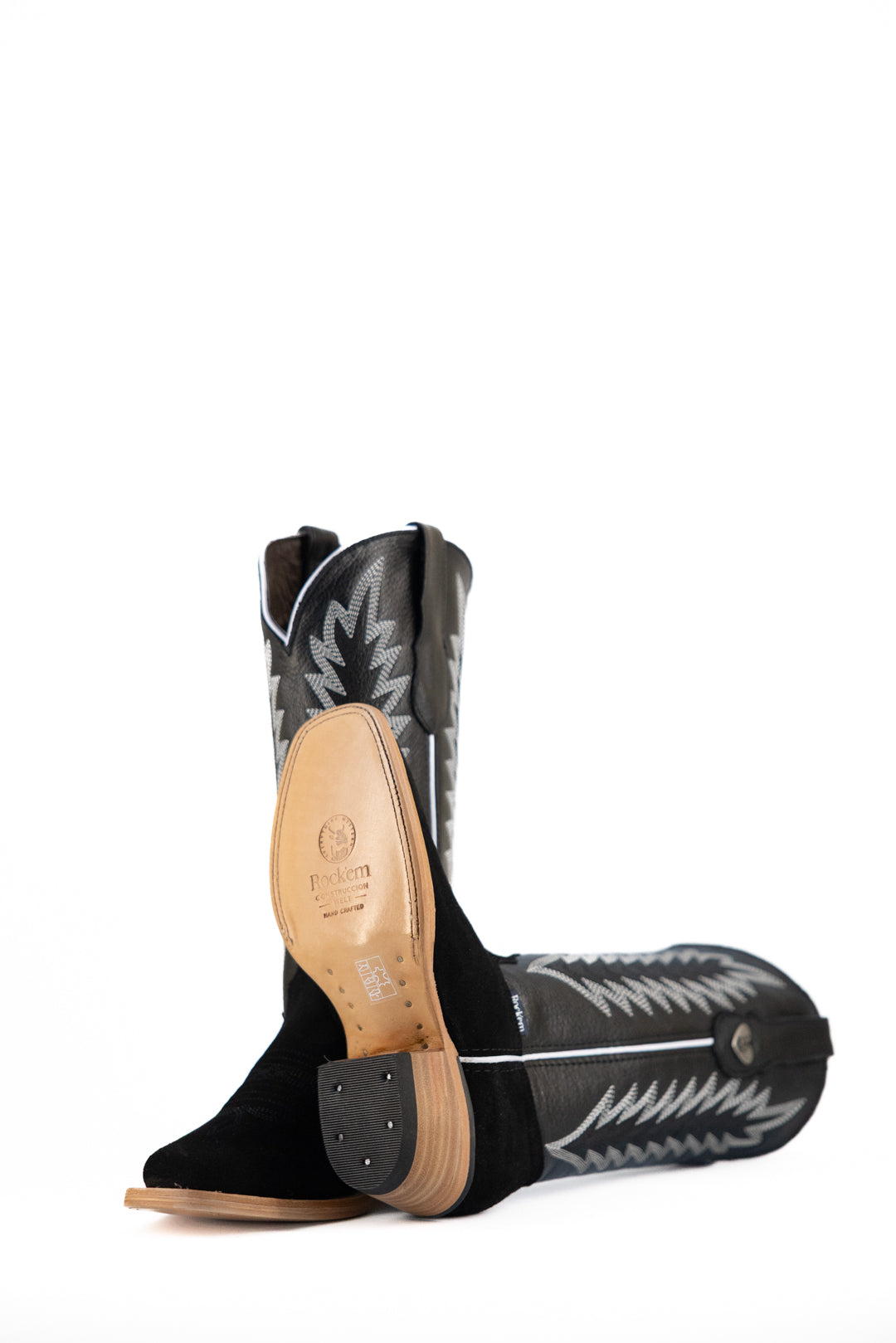 Sierra Roughout Frontier Toe Cowgirl Boot