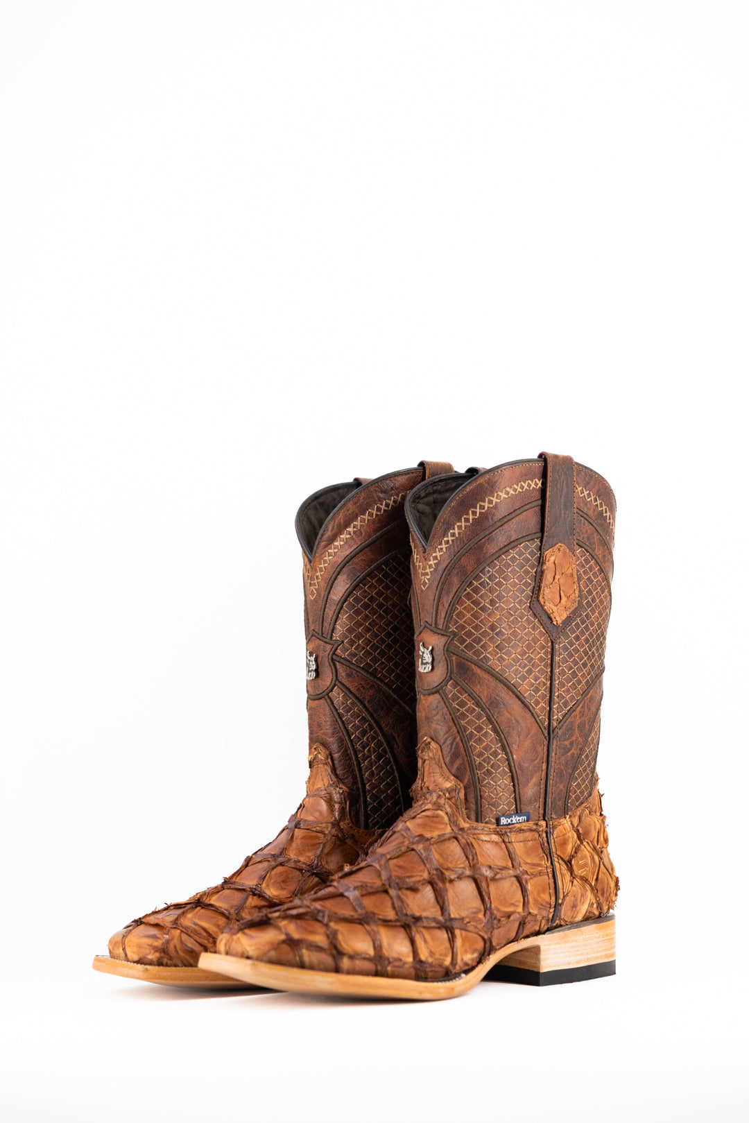 Jones Pirarucu Exotic Square Toe Cowboy Boot