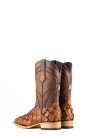 Jones Pirarucu Exotic Square Toe Cowboy Boot