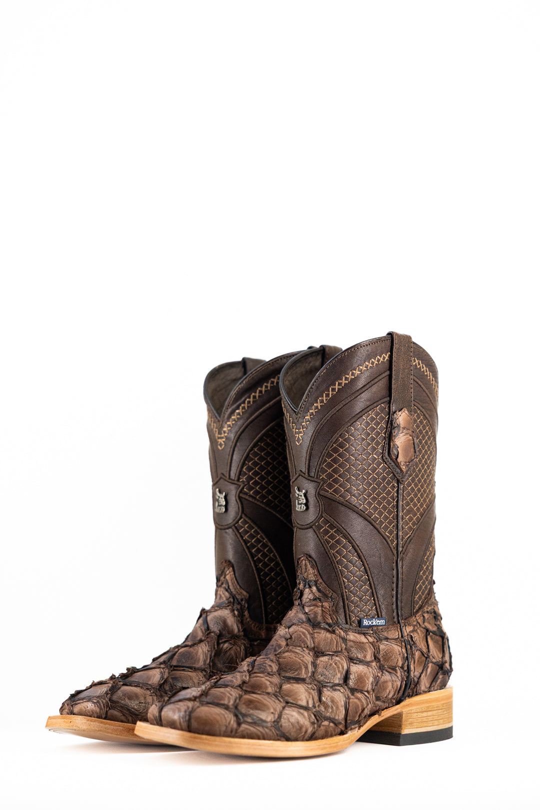Jones Pirarucu Exotic Square Toe Cowboy Boot