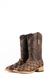 Jones Pirarucu Exotic Square Toe Cowboy Boot