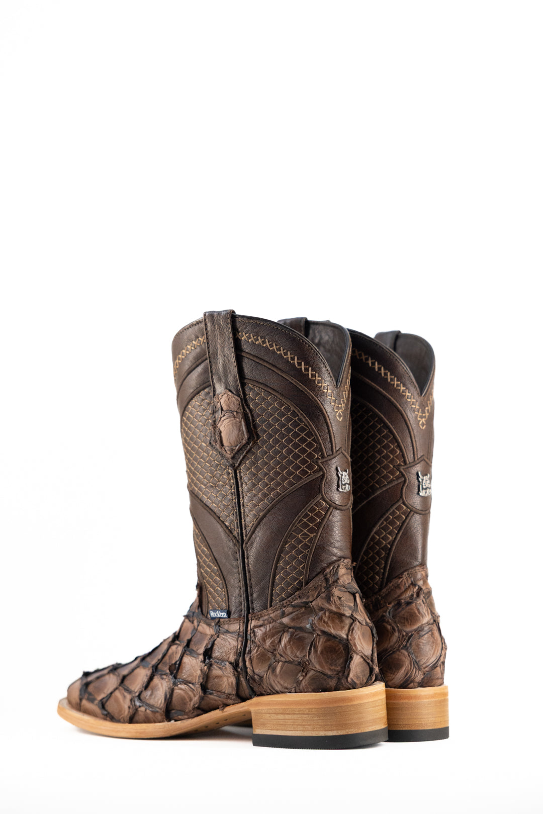 Jones Pirarucu Exotic Square Toe Cowboy Boot