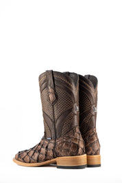 Jones Pirarucu Exotic Square Toe Cowboy Boot