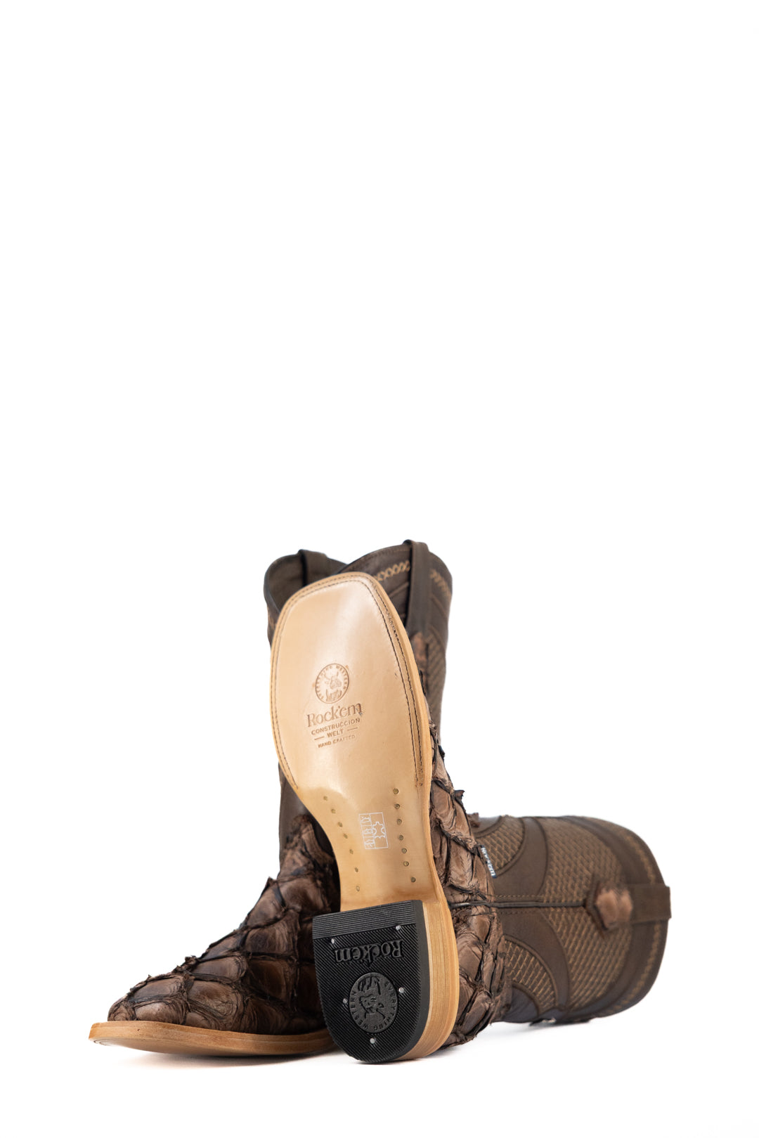 Jones Pirarucu Exotic Square Toe Cowboy Boot