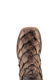 Jones Pirarucu Exotic Square Toe Cowboy Boot