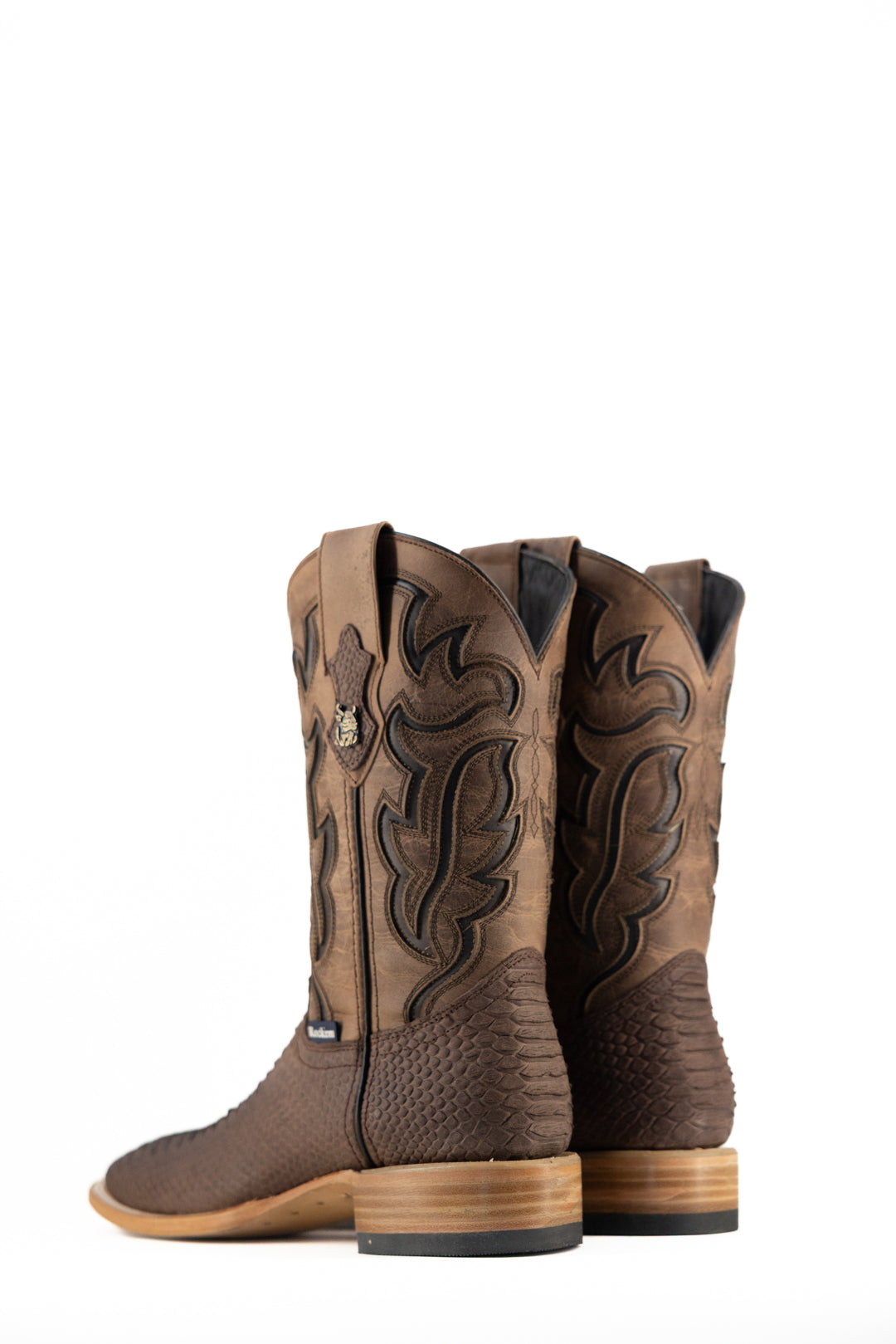 Bruce Matte Python Square Toe Cowboy Boot