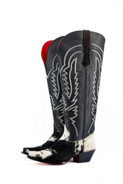 Collins Red Bottom Wide Calf Tall Cowgirl Boot Size 10 Box MW18