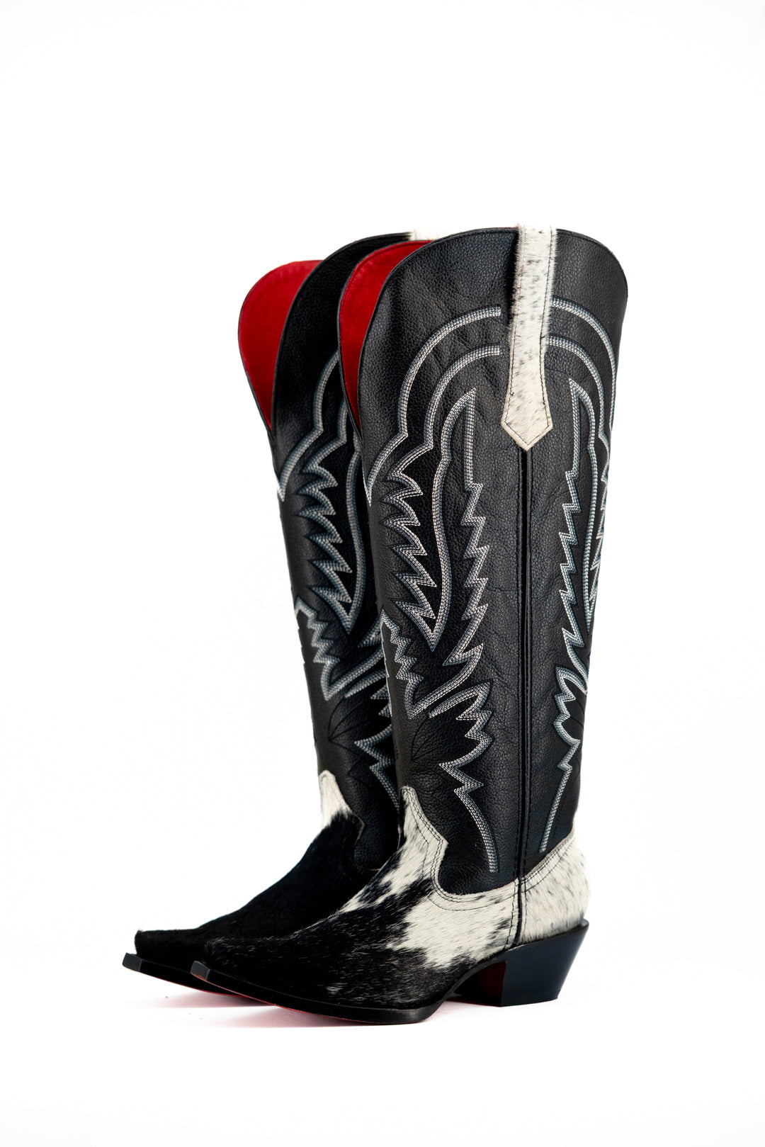Collins Red Bottom Wide Calf Tall Cowgirl Boot Size 9 Box MW24