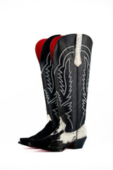 Collins Red Bottom Wide Calf Tall Cowgirl Boot Size 9 Box MW24