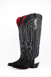 Collins Red Bottom Wide Calf Tall Cowgirl Boot Size 9 Box MW25
