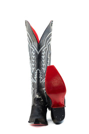 Collins Red Bottom Wide Calf Tall Cowgirl Boot Size 9 Box MW25