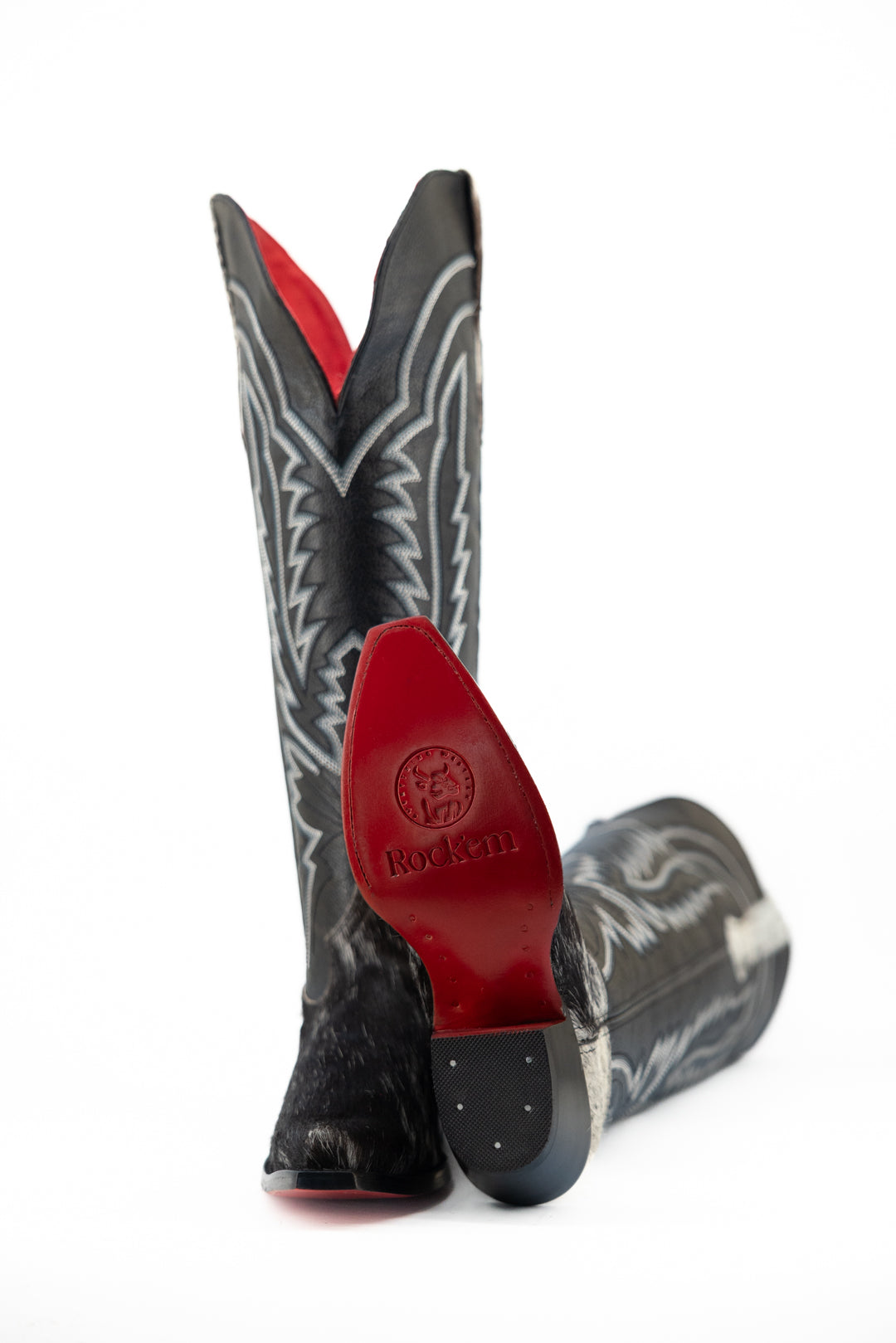 Collins Red Bottom Wide Calf Tall Cowgirl Boot Size 8.5 Box MW26