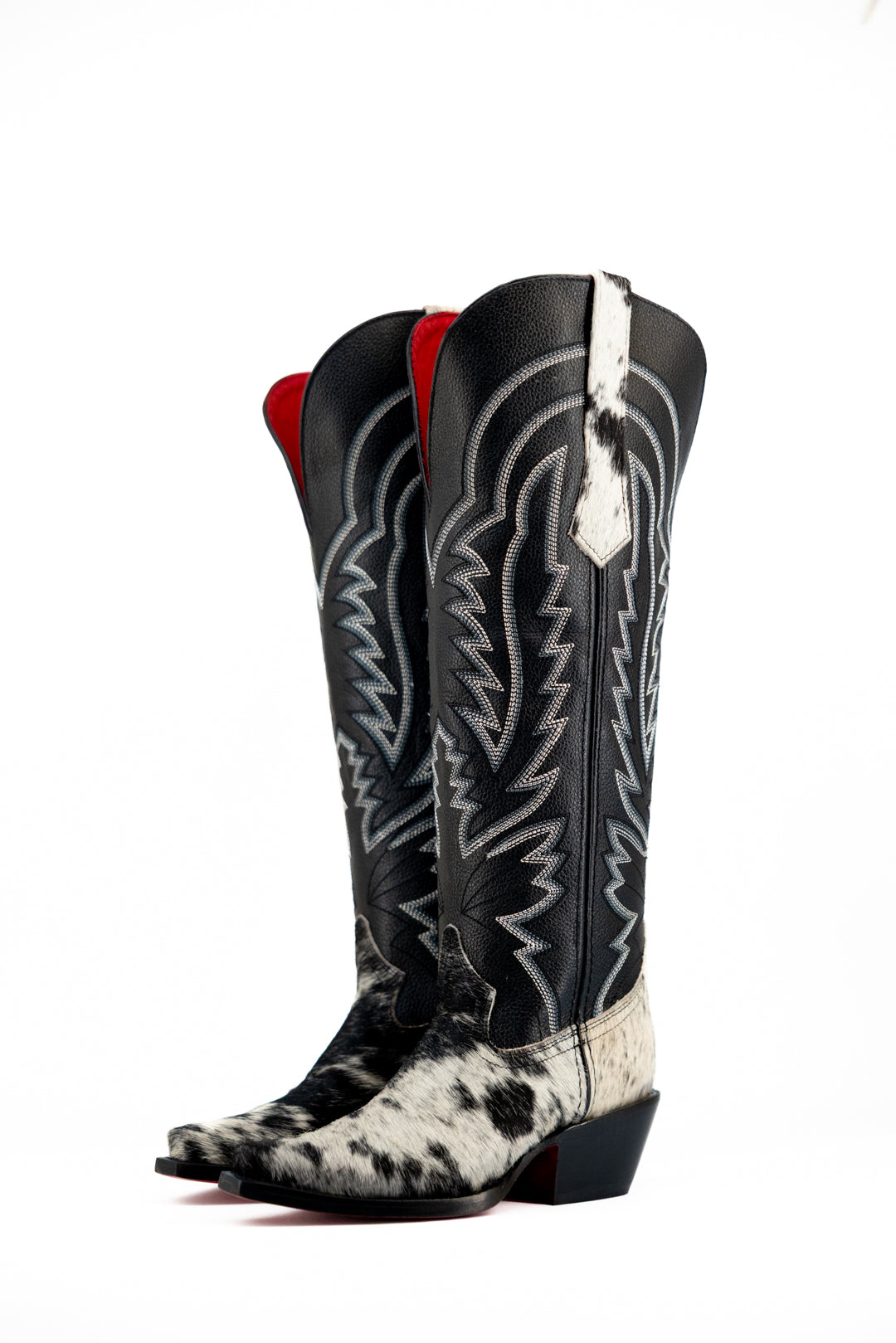 Collins Red Bottom Wide Calf Tall Cowgirl Boot Size 5 Box MW38