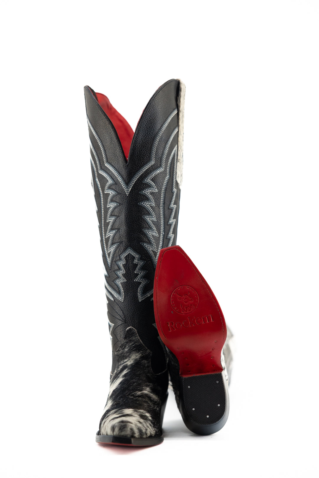 Collins Red Bottom Wide Calf Tall Cowgirl Boot Size 5 Box MW38