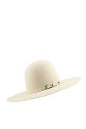 Rock'em 4X Bone Open Crown Felt Cowboy Hat