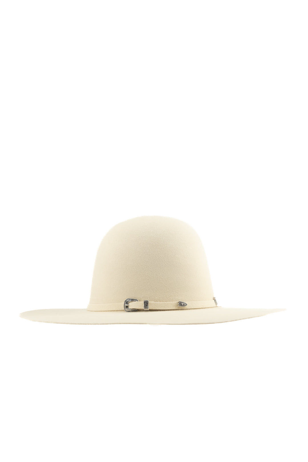 Rock'em 4X Bone Open Crown Felt Cowboy Hat